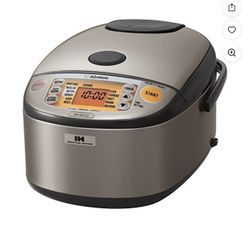 Zojirushi NP-HCC10XH Induction Heating System Rice Cooker and Warmer (5.5-Cup/ Dark Gray)