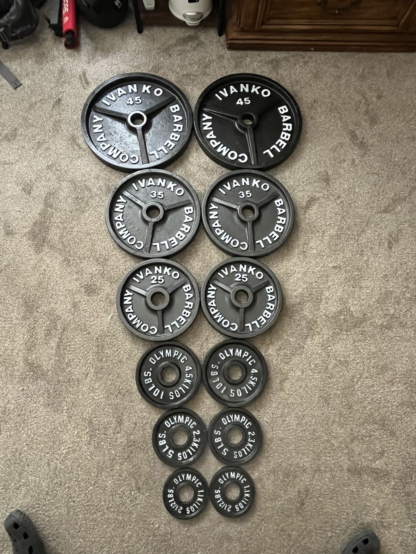 IVANKO Olympic Weight Set