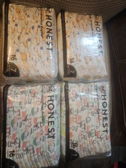 Honest diapers(size 7- 64 count)