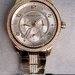 New Michael Kors Women's Rosegold Watch