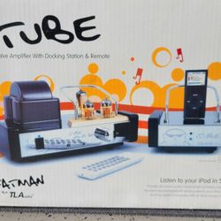 Fatman iTube Valve Amplifier With iPod Docking Station (iPod included) - Home Stereo Equipment