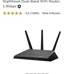 Netgear Nighthawk Dual-Band Wifi Router