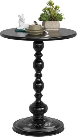 Pedestal Table, Black