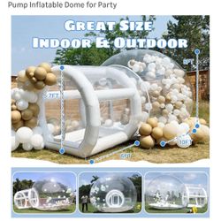 10FT Bubble House Inflatable – Works Great – Priced to Sell