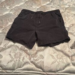 Small Gray/Black American Eagle Shorts Men