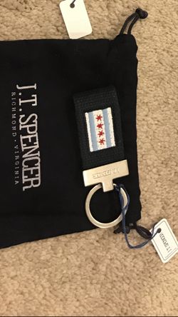 Chicago Flag Keychain - New w/ Tag
