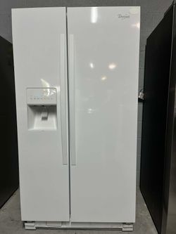 The Whirlpool WRS325FDAM02 is a 36-inch wide, 25.4 cu. ft. side-by-side refrigerator.
