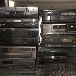SDual Cassette Players, Disc Players, DVD / CD Player,