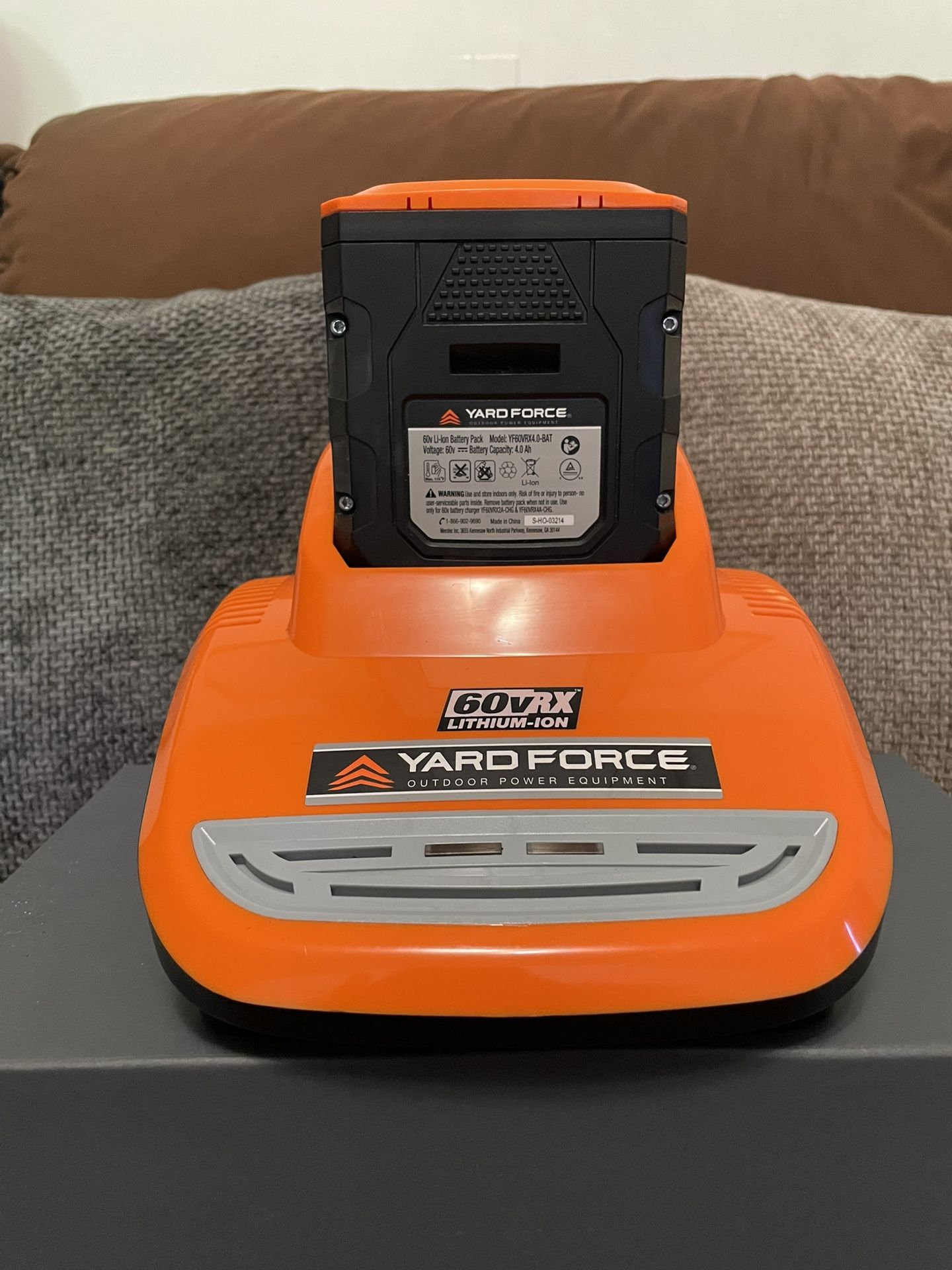 Yard Force 60VRX Battery & Battery Charger