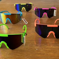 Kid’s Unisex Sunglasses -5 Pair NEW!! Zoo Crew