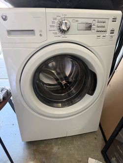 GE Front Load Washing Machine White and dryer electric