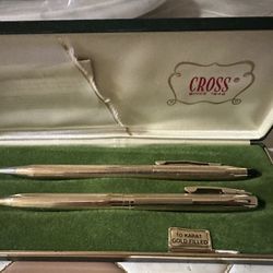 cross  pens 10 karat gold  filled