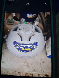 Shop vac blower