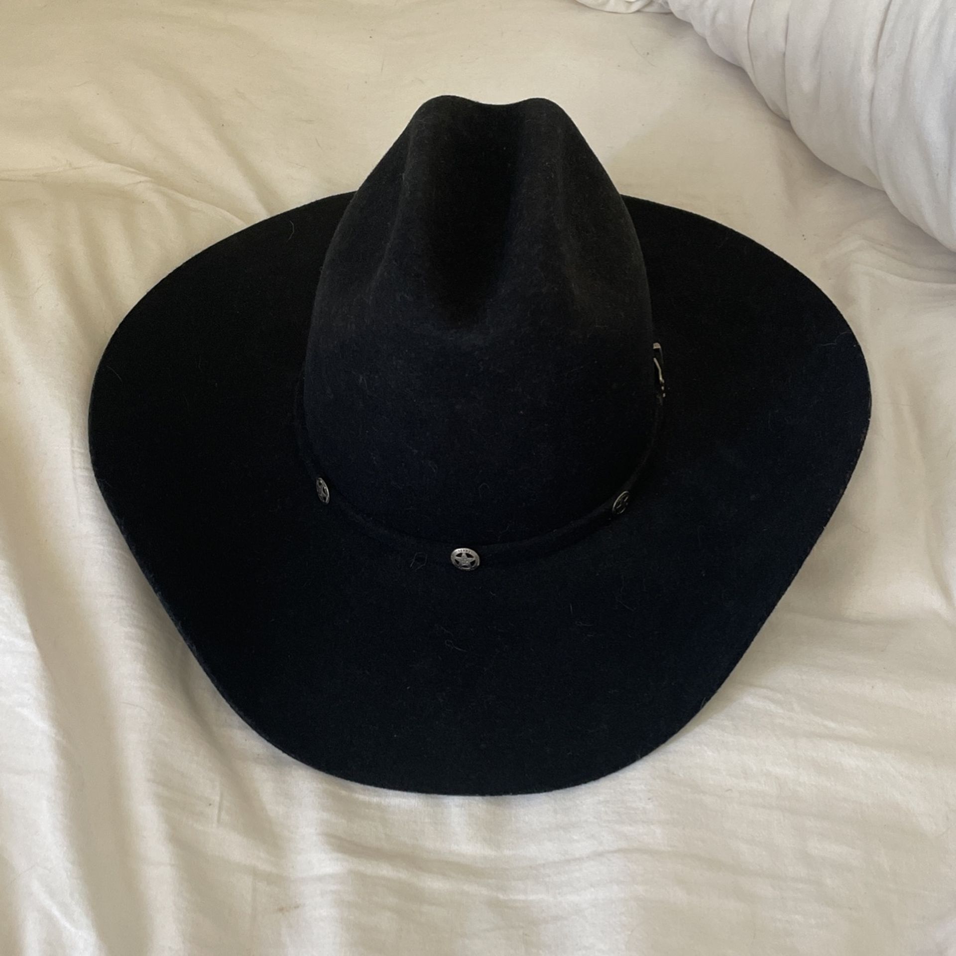 Black Texas Ranger Cowboy Hat