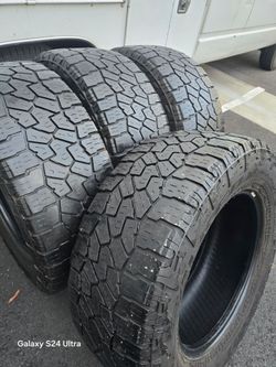 4 Used Tires Lt35x12.50r20 Toyo MT Open Country, LR F, 12 PLY , DOT 2024 ,$270.00.
FIRM PRICE, FIRM PRICE
PLEASE DON'T ASK FOR DICOUNT
POR FAVOR NO