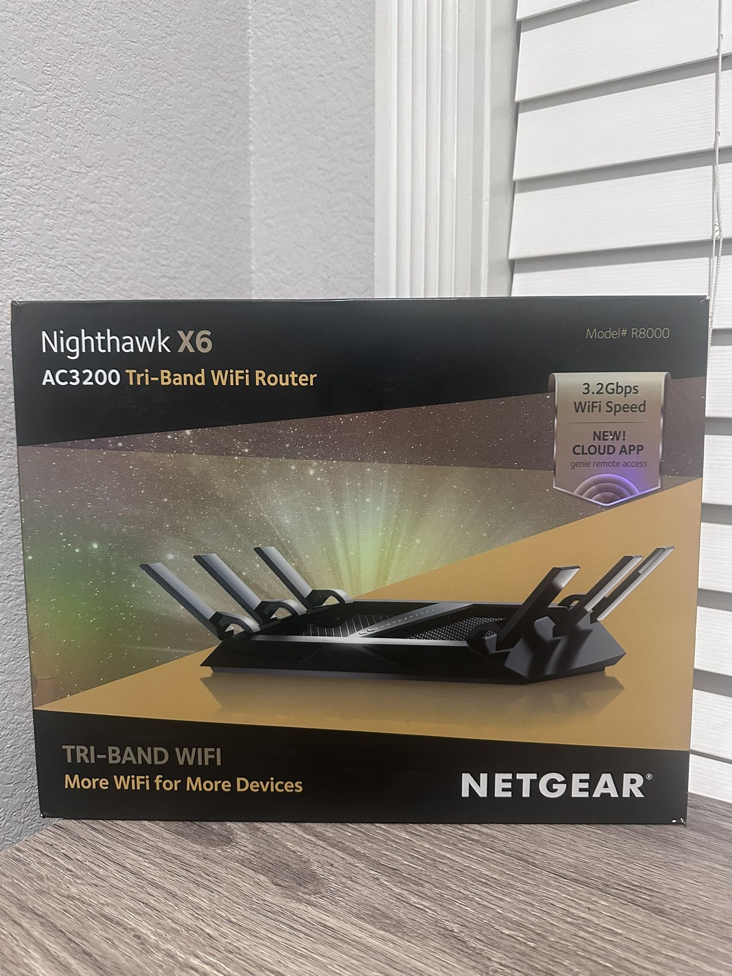 NETGEAR Nighthawk R8000 AC3200 TriBand Wifi Router Brand New Open Box