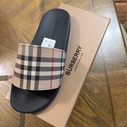 Burberry slides