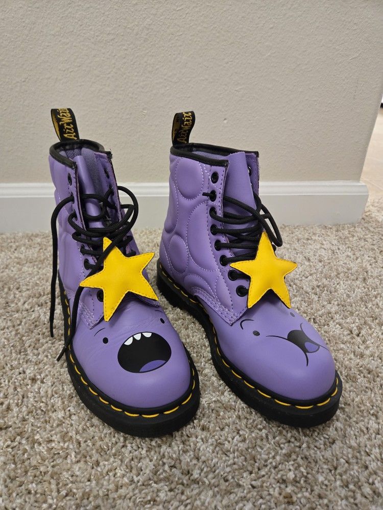 Dr. Martens Size 6 Lilac Adventure Time Lumpy Space Princess 1460