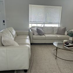 2 X piece Leather Couch 
