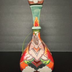 Dulce Amargura Anejo Hand-painted Empty Tequila / Liquor Decanter 