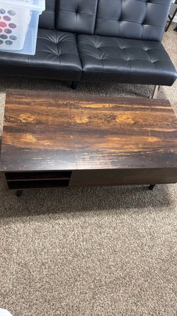 Coffee table with storage