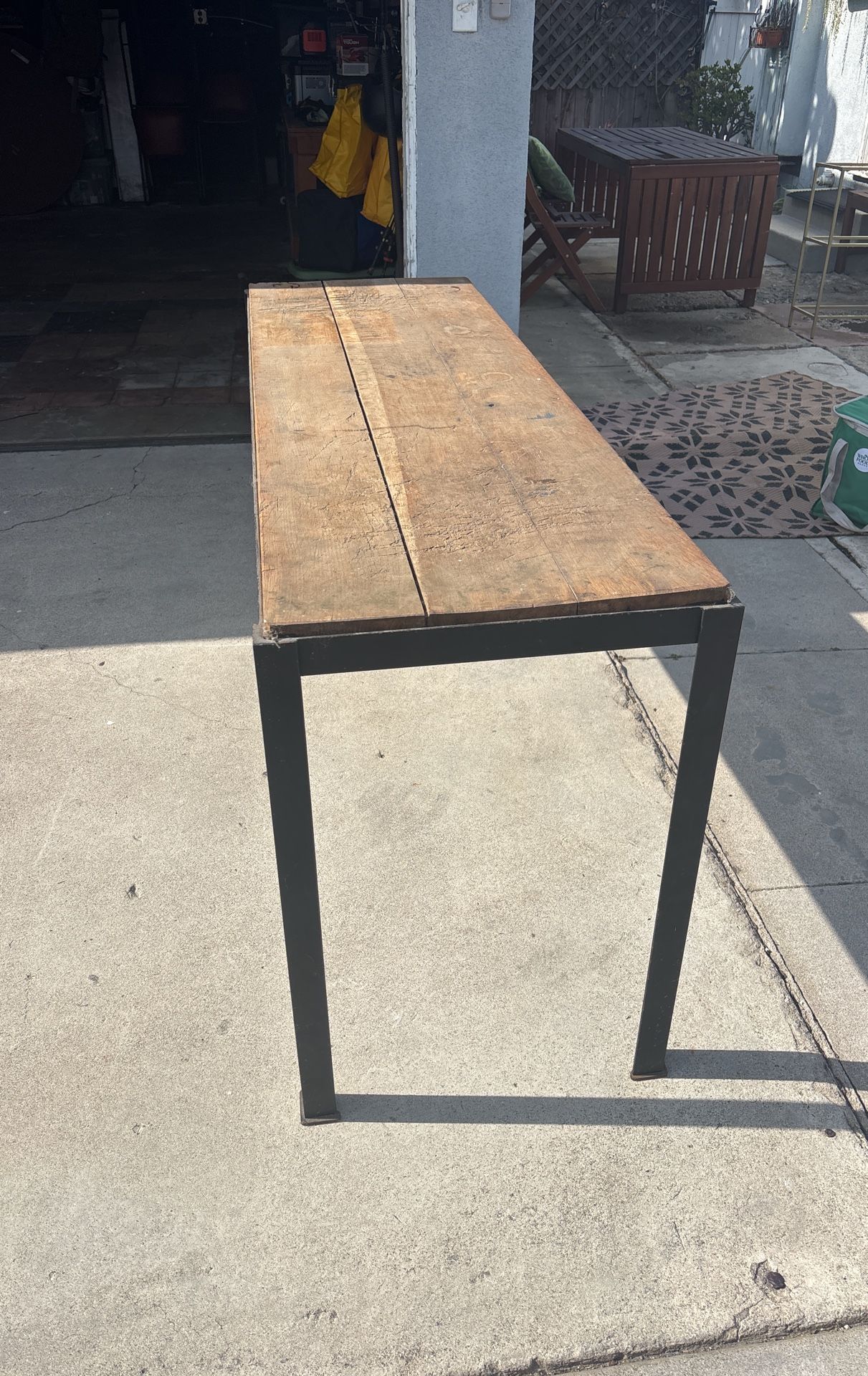 Reclaimed Wood Console Table