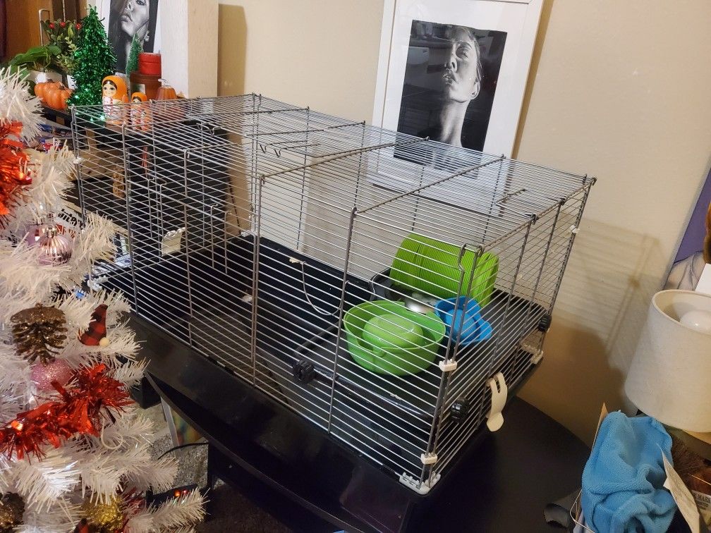 Large Hamster Cage With Accessories