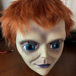 Chucky Glen Spirit Plastic Mask Blue Eyes Varient