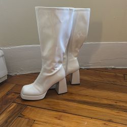 White Go-Go Boots