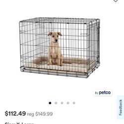 Metal Collapsible Dog Kennel, Extra Large