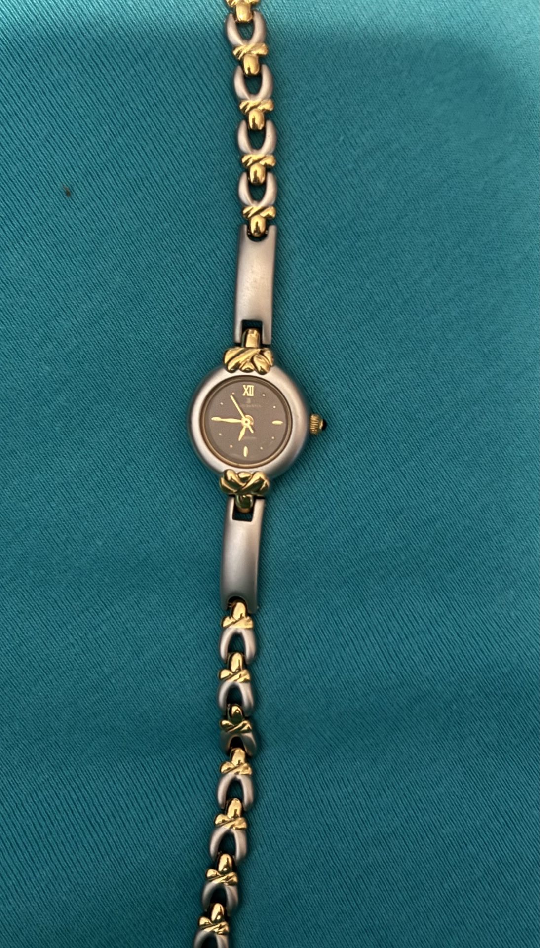 Gold and Silver Women’s Watch