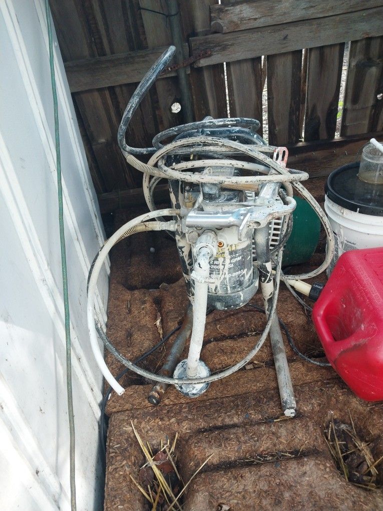 airless paint sprayer.