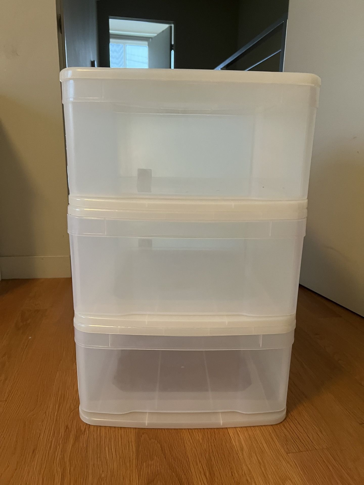 3 Drawer Plastic Storage