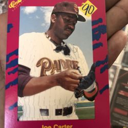 Joe Carter 1990 Baseball Card 