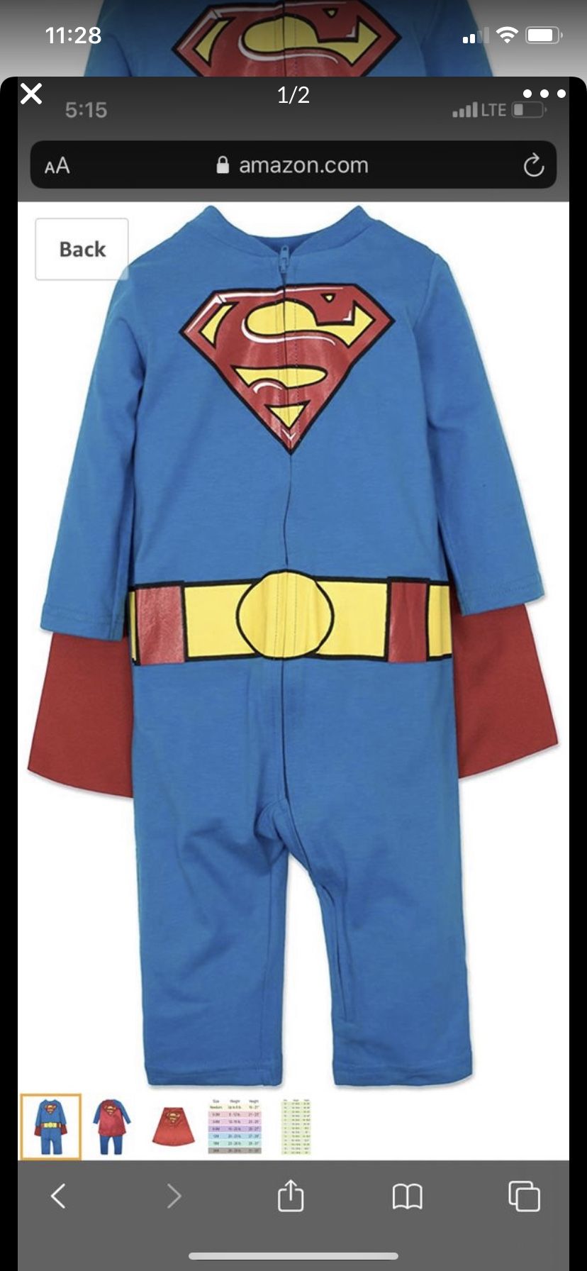 Superman Coverall - Onesie