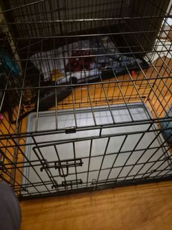 Wire Dog Crate with Tray