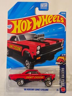 HOT WHEELS . DRAG RACER . 1965 MERCURY COMET CYCLONE