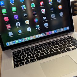 Apple MacBook Pro 15” Retina i7/16GB/500GB SSD $350 