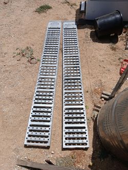 Ramps and ladder