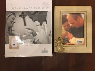 New Burns Of Boston5 X 7 Frame-Would be perfect for a Christening Pic but great religious decor!