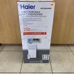 HAIER 3-IN-1 PORTABLE AIR CONDITIONER QPCA08JAMW