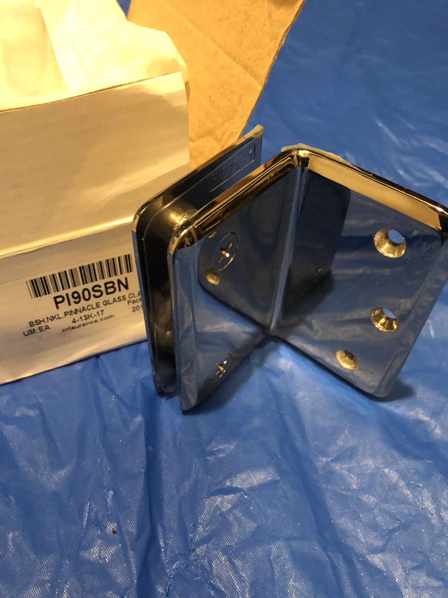 CRL P190SBN PINACLE GLASS CLIP ONE (1)