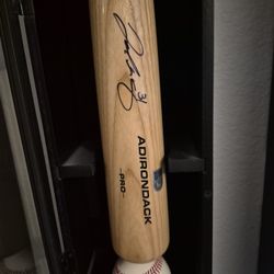 Jake Mccarthy Autographed Bat And Ball 