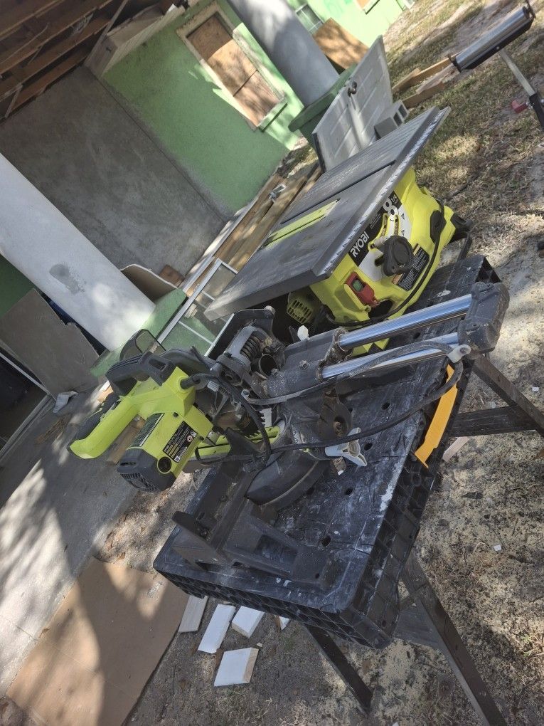 Table Saw & Miter Saw Rioby