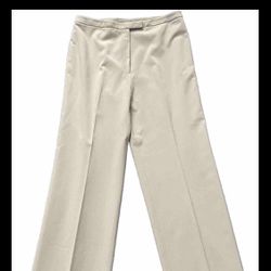Women’s Khaki Beige Work Trousers Slacks Pants size 8P