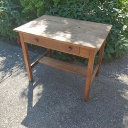Antique Library Table