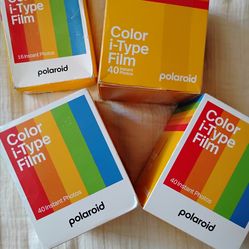 Polaroid color i-type  film 136 instant photos