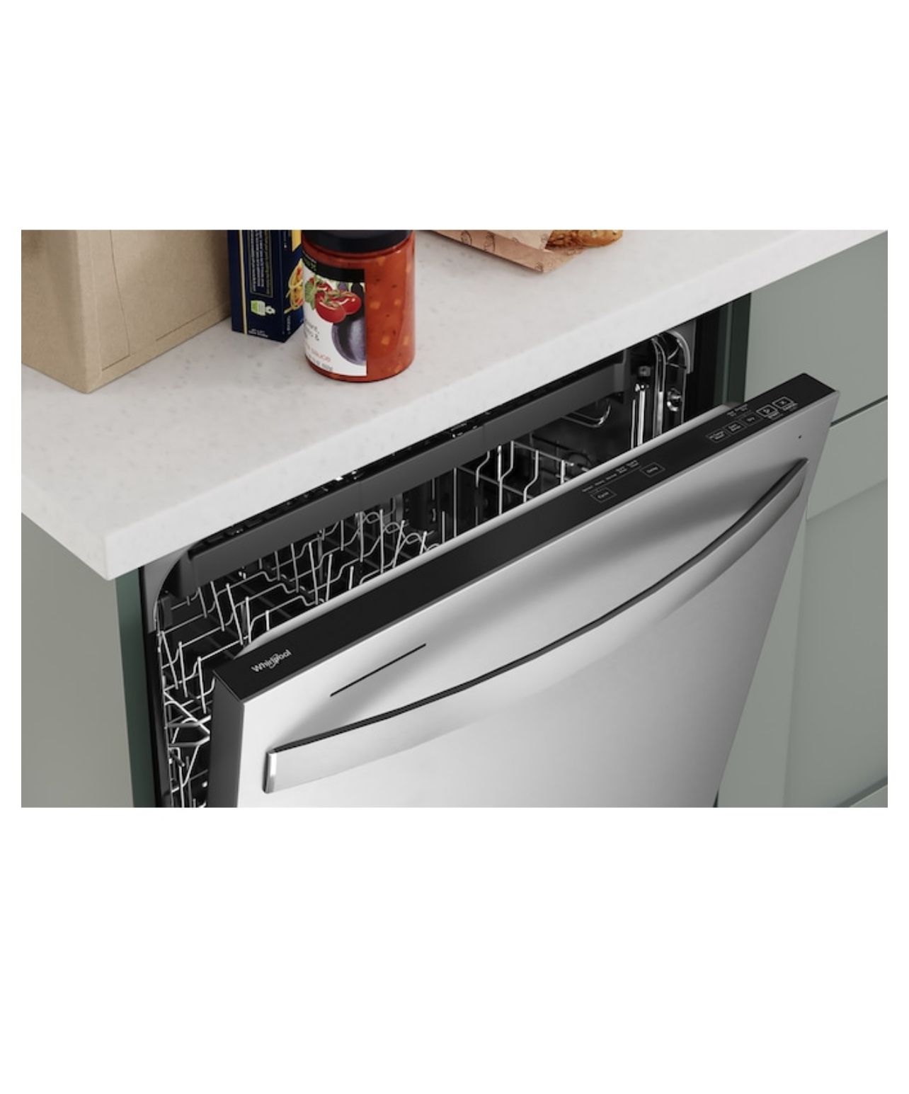 Top Control 24-in Built-In Dishwasher With Third Rack