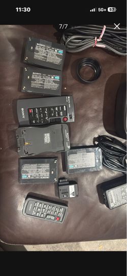 Sony Camcorder Accessories Lot