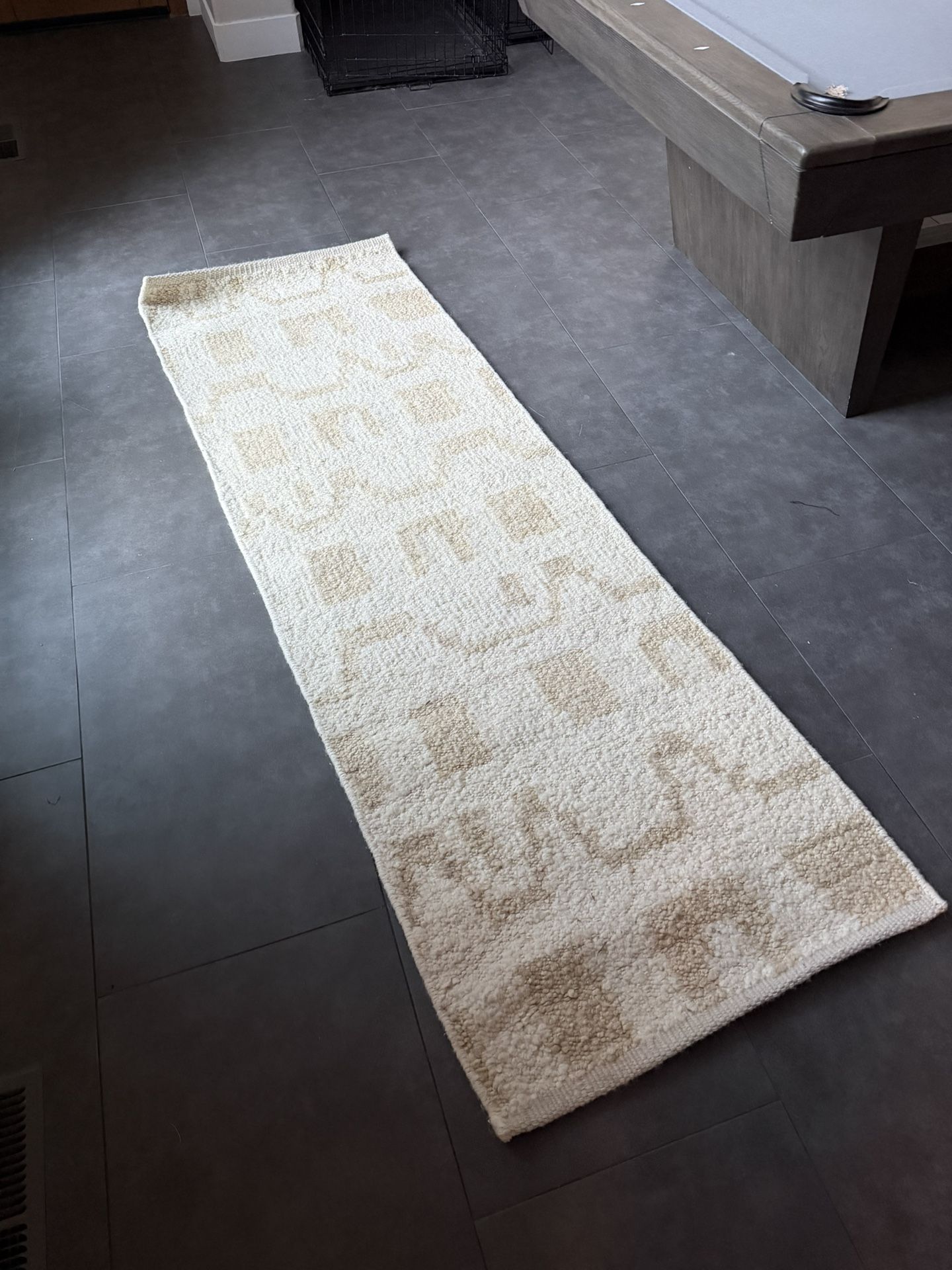 Cream Aztec Runner - 2’6” x 8 - Lulu & Georgia - Akara Rug